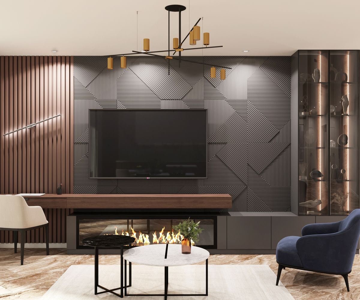 Elegant French wall design
