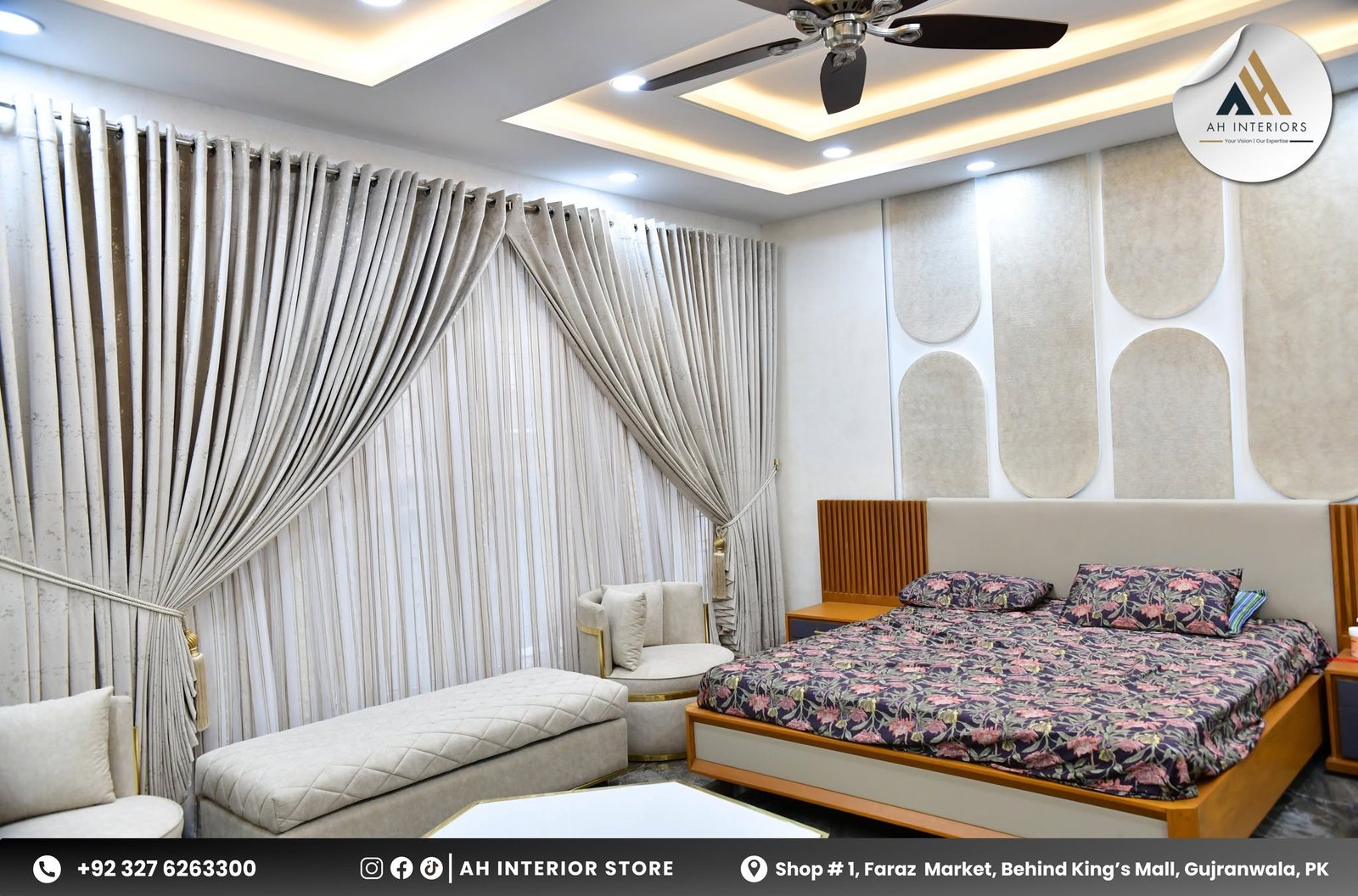 Luxury living room interior